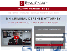 Tablet Screenshot of criminal-defense-attorney-minnesota.com